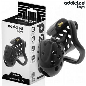 ADDICTED TOYS LOCKED - ANGEKETTETER HOHLPENISKÃFIG 10,5 CM